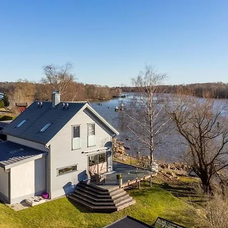 Flott Moderne Hus Langs Elven! Villa Fredrikstad Exterior photo